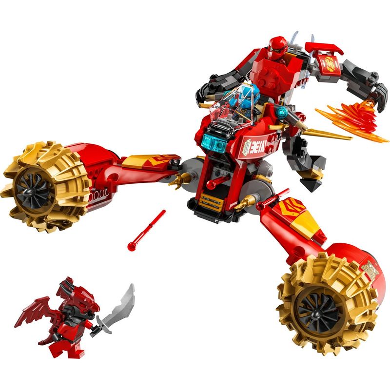 Jucarii, Copii si Bebe - Jucarii si jocuri - Seturi de constructie si cuburi - Seturi de constructie - Lego ninjago vehiculul-robot zburator al lui kai 71830 - Infinity.ro