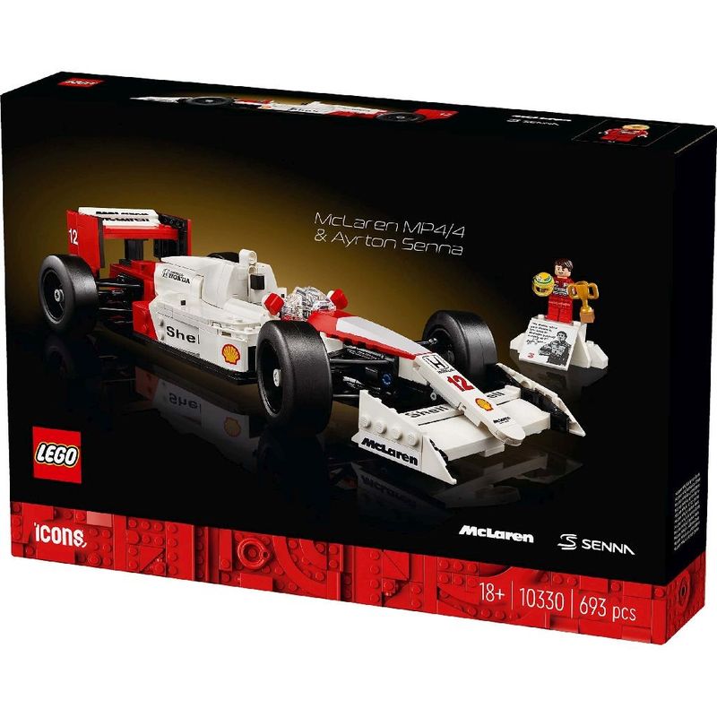 Jucarii, Copii si Bebe - Jucarii si jocuri - Seturi de constructie si cuburi - Seturi de constructie - Lego icons mclaren mp4/4 si ayrton senna 10330 - Infinity.ro