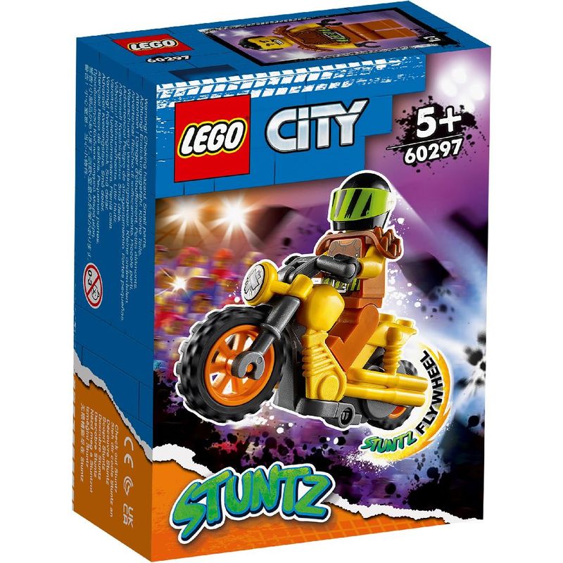 Jucarii, Copii si Bebe - Jucarii si jocuri - Seturi de constructie si cuburi - Seturi de constructie - Lego city motocicleta de cascadorie pentru impact 60297 - Infinity.ro