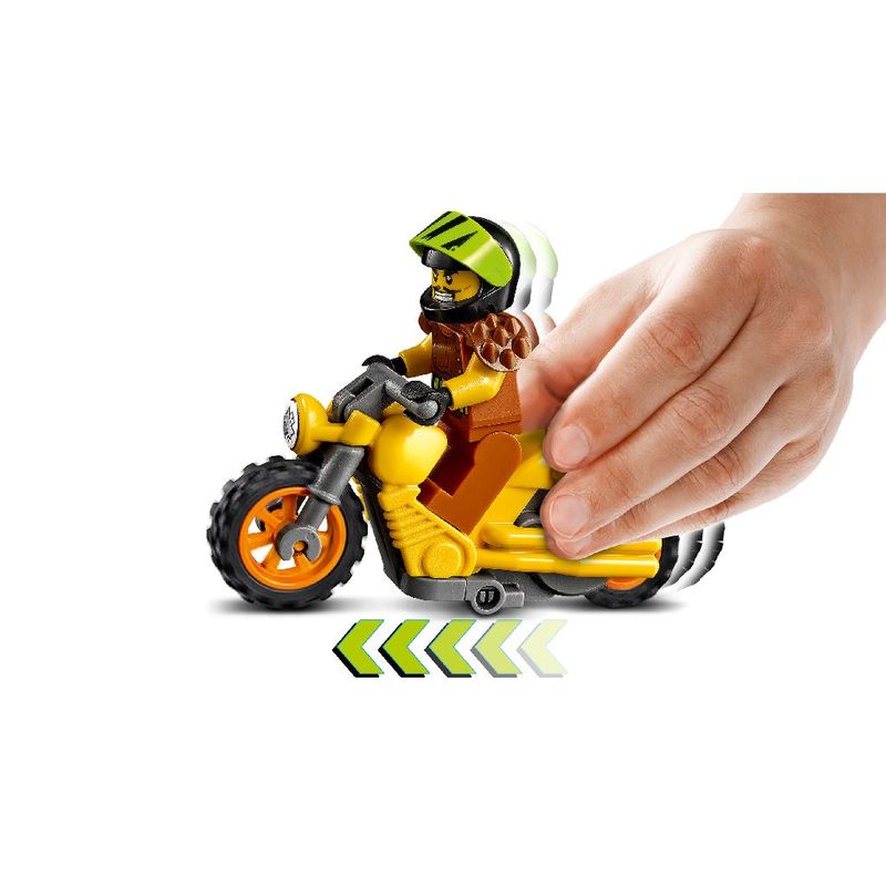 Jucarii, Copii si Bebe - Jucarii si jocuri - Seturi de constructie si cuburi - Seturi de constructie - Lego city motocicleta de cascadorie pentru impact 60297 - Infinity.ro