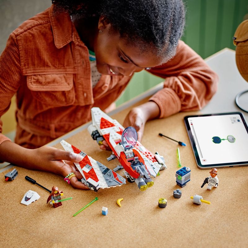 Jucarii, Copii si Bebe - Jucarii si jocuri - Seturi de constructie si cuburi - Seturi de constructie - Lego Star wars nava stelara a lui jedi bob 75388 - Infinity.ro