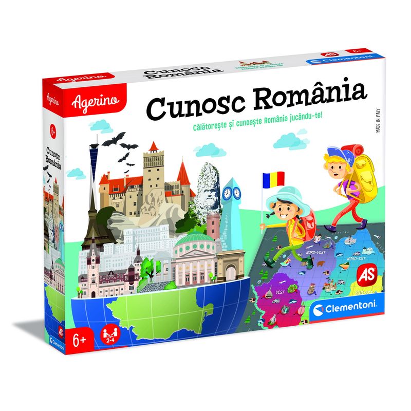 Jucarii, Copii si Bebe - Jucarii si jocuri - Jucarii & jocuri educative - Jocuri si jucarii educative - Agerino descoperind romania in limba romana - Infinity.ro