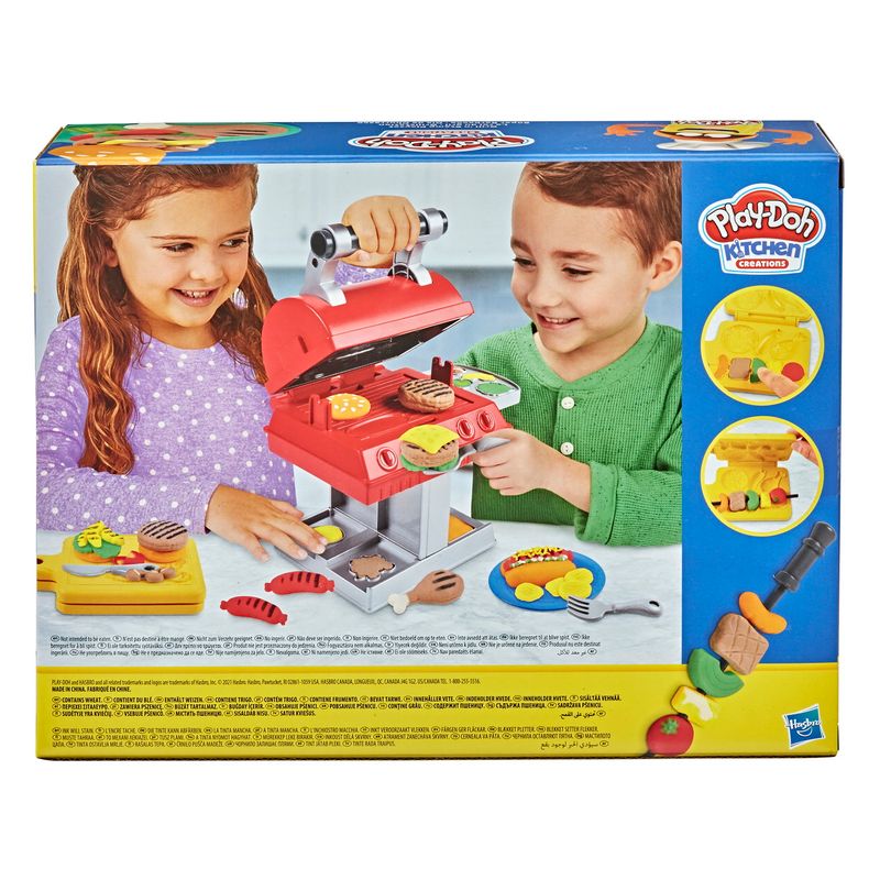 Jucarii, Copii si Bebe - Jucarii si jocuri - Jucarii & jocuri educative - Pasta, lut si nisip modelabil - Play-doh set gratar cu forme si stampile - Infinity.ro