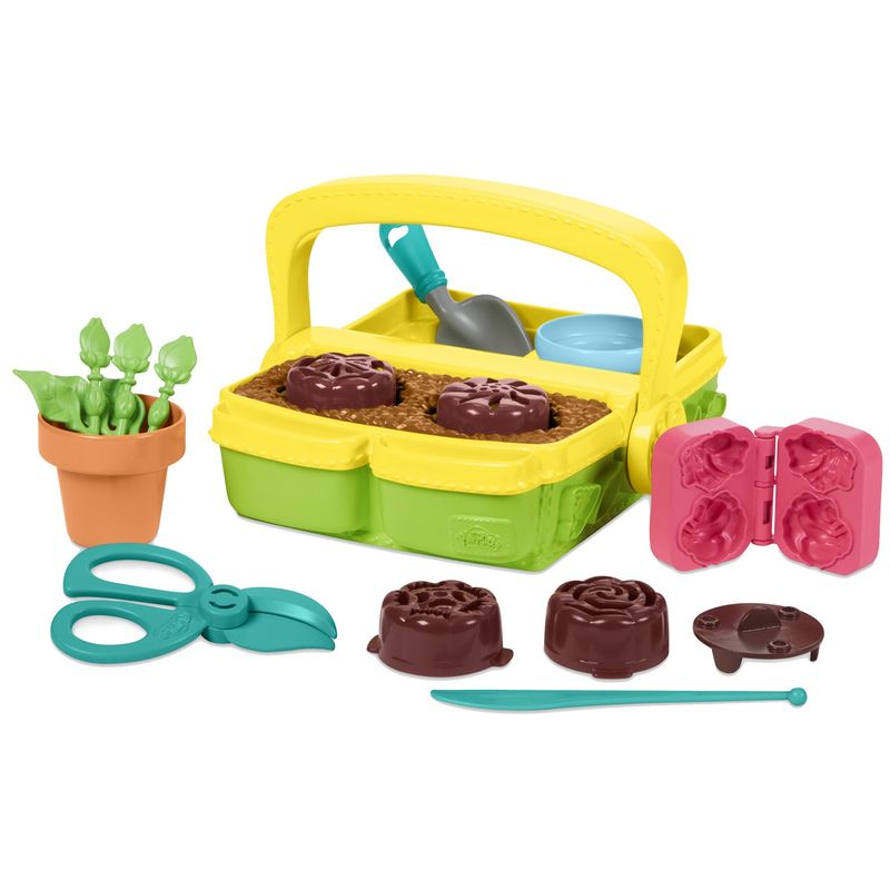 Jucarii, Copii si Bebe - Jucarii si jocuri - Jucarii & jocuri educative - Pasta, lut si nisip modelabil - Play-doh set gradina inflorita - Infinity.ro