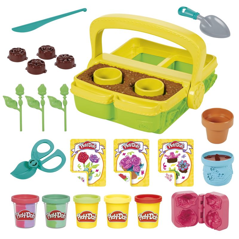 Jucarii, Copii si Bebe - Jucarii si jocuri - Jucarii & jocuri educative - Pasta, lut si nisip modelabil - Play-doh set gradina inflorita - Infinity.ro