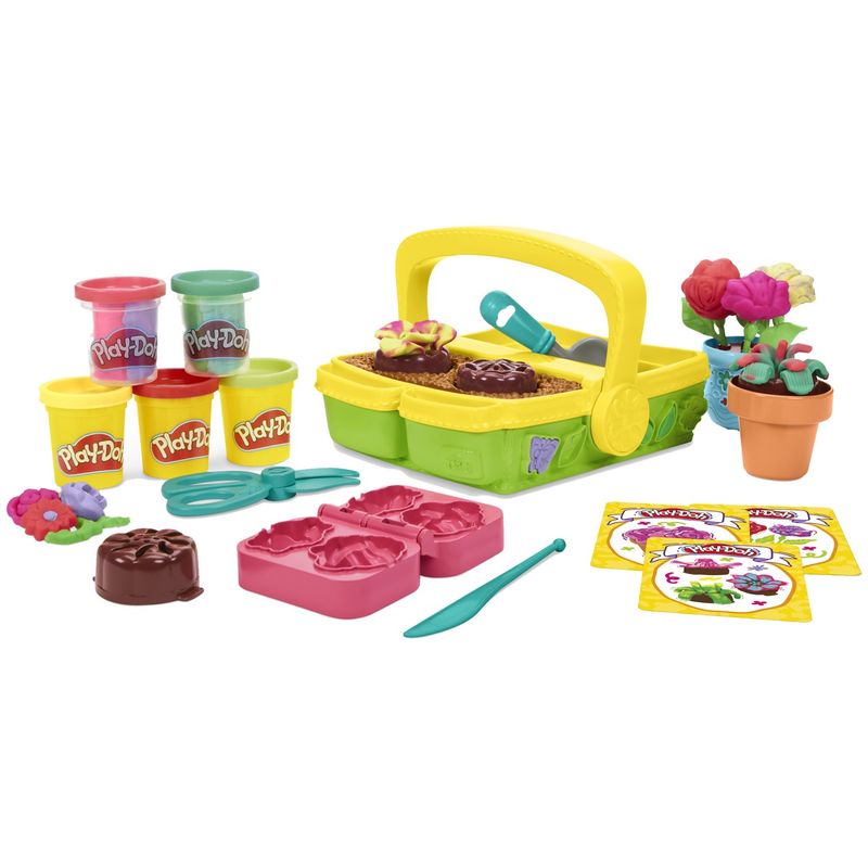 Jucarii, Copii si Bebe - Jucarii si jocuri - Jucarii & jocuri educative - Pasta, lut si nisip modelabil - Play-doh set gradina inflorita - Infinity.ro
