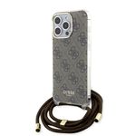 Laptop, Telefoane si Tablete - Telefoane mobile si accesorii - Accesorii Telefoane - Huse telefoane - Husa pentru iPhone 15 Pro - Guess Crossbody Cord 4G Print (GUHCP15LHC4SEW) - Maro - Infinity.ro