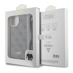Laptop, Telefoane si Tablete - Telefoane mobile si accesorii - Accesorii Telefoane - Huse telefoane - Husa pentru iPhone 15 Pro - Guess Crossbody Cord 4G Print (GUHCP15LHC4SEW) - Maro - Infinity.ro