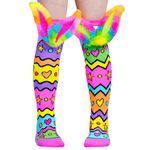 Fashion, accesorii si bijuterii - Copii - Lenjerie si pijamale copii - Sosete si dresuri copii - Sosete lungi colorate Madmia Bright and Bouncy pentru fete 3-5 ani - Infinity.ro