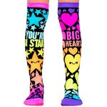 Fashion, accesorii si bijuterii - Copii - Lenjerie si pijamale copii - Sosete si dresuri copii - Sosete lungi colorate Madmia Starry Heart pentru fete 6-99 ani - Infinity.ro
