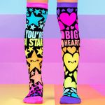 Fashion, accesorii si bijuterii - Copii - Lenjerie si pijamale copii - Sosete si dresuri copii - Sosete lungi colorate Madmia Starry Heart pentru fete 6-99 ani - Infinity.ro