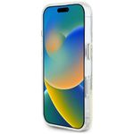 Laptop, Telefoane si Tablete - Telefoane mobile si accesorii - Accesorii Telefoane - Huse telefoane - Husa pentru iPhone 16 - Guess IML Metal ColoRosu Circle MagSafe (GUHMP16SHTDRCEDP) - Roz - Infinity.ro