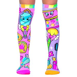 Sosete lungi colorate Madmia pentru fete Makeup 3-5 ani