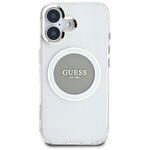 Laptop, Telefoane si Tablete - Telefoane mobile si accesorii - Accesorii Telefoane - Huse telefoane - Husa pentru iPhone 16 - Guess IML Metal ColoRosu Circle MagSafe (GUHMP16SHTDRCEDG) - Gri - Infinity.ro