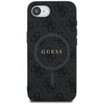 Laptop, Telefoane si Tablete - Telefoane mobile si accesorii - Accesorii Telefoane - Huse telefoane - Husa pentru iPhone 16e - Guess 4G Ring Classic Logo MagSafe (GUHMPSE4G4GFRK) - Negru - Infinity.ro