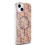 Laptop, Telefoane si Tablete - Telefoane mobile si accesorii - Accesorii Telefoane - Huse telefoane - Husa pentru iPhone 15 Plus - Guess IML GCube MagSafe (GUHMP15MHGCUSTGW) - Maro - Infinity.ro