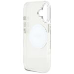 Laptop, Telefoane si Tablete - Telefoane mobile si accesorii - Accesorii Telefoane - Huse telefoane - Husa pentru iPhone 16 - Guess IML Metal ColoRosu Circle MagSafe (GUHMP16SHTDRCEDH) - Alb - Infinity.ro