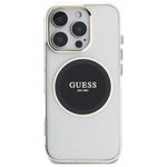 Laptop, Telefoane si Tablete - Telefoane mobile si accesorii - Accesorii Telefoane - Huse telefoane - Husa pentru iPhone 16 Pro - Guess IML Metal ColoRosu Circle MagSafe (GUHMP16LHTDRCEDK) - Negru - Infinity.ro
