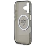 Laptop, Telefoane si Tablete - Telefoane mobile si accesorii - Accesorii Telefoane - Huse telefoane - Husa pentru iPhone 16 - Guess IML Metal Mountain Logo MagSafe (GUHMP16SHFGTMSLSK) - Negru - Infinity.ro