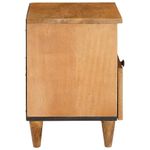 Casa si Gradina - Mobilier - Comode si corpuri - Noptiere - Noptiera 2 pcs Maro deschis 40 x 33 x 46 cm Lemn masiv de mango - Infinity.ro