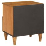 Casa si Gradina - Mobilier - Comode si corpuri - Noptiere - Noptiera 2 pcs Maro deschis 40 x 33 x 46 cm Lemn masiv de mango - Infinity.ro