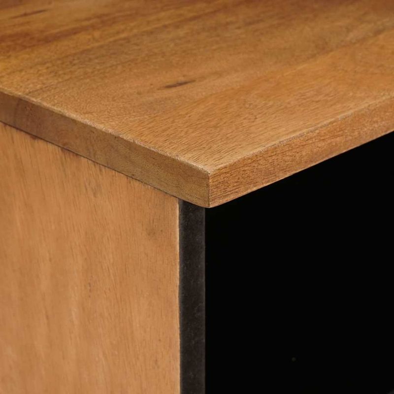 Casa si Gradina - Mobilier - Comode si corpuri - Noptiere - Noptiera 2 pcs Maro deschis 40 x 33 x 46 cm Lemn masiv de mango - Infinity.ro