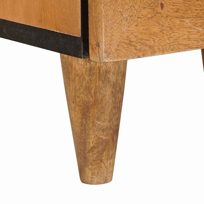 Casa si Gradina - Mobilier - Comode si corpuri - Noptiere - Noptiera 2 pcs Maro deschis 40 x 33 x 46 cm Lemn masiv de mango - Infinity.ro