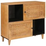Casa si Gradina - Mobilier - Comode si corpuri - Comode - Bufet Maro deschis 33.5 x 80 x 75 cm - Infinity.ro