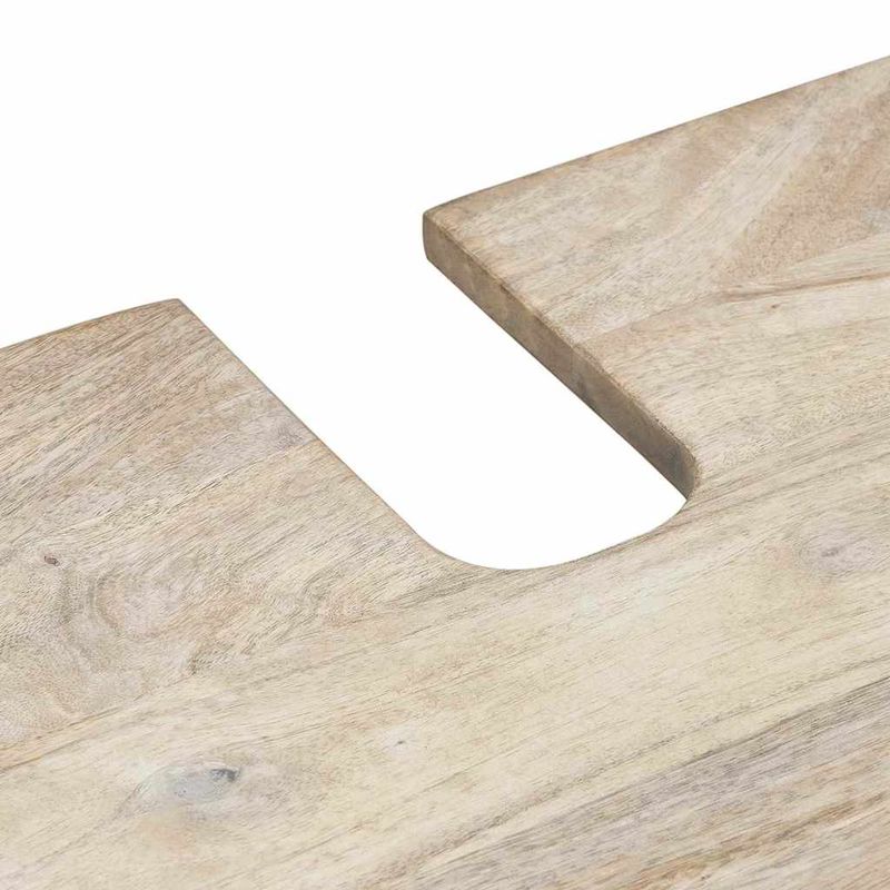 Casa si Gradina - Mobilier - Mobilier baie - Comode baie - Dulap de Baie Pe perete Alb 62 x 33 x 58 cm Lemn solid de mango - Infinity.ro