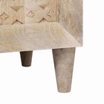 Casa si Gradina - Mobilier - Mobilier baie - Comode baie - Dulap de Baie Pe perete Alb 62 x 33 x 58 cm Lemn solid de mango - Infinity.ro
