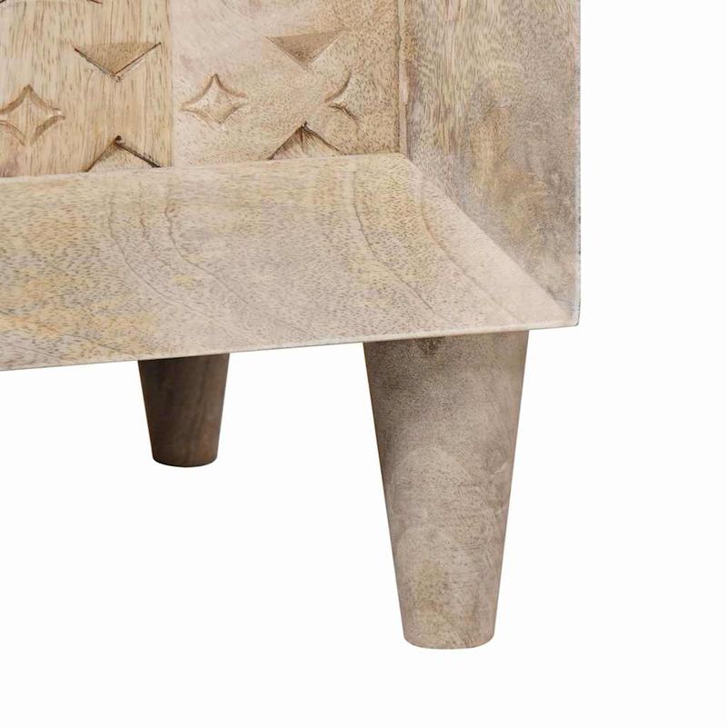 Casa si Gradina - Mobilier - Mobilier baie - Comode baie - Dulap de Baie Pe perete Alb 62 x 33 x 58 cm Lemn solid de mango - Infinity.ro