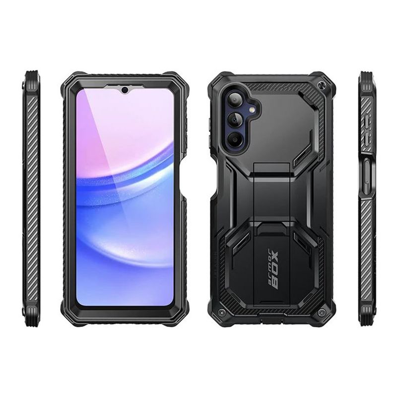 Laptop, Telefoane si Tablete - Telefoane mobile si accesorii - Accesorii Telefoane - Huse telefoane - Husa pentru Samsung Galaxy A15 4G / A15 5G + Folie - I-Blason Armorbox - Black - Infinity.ro