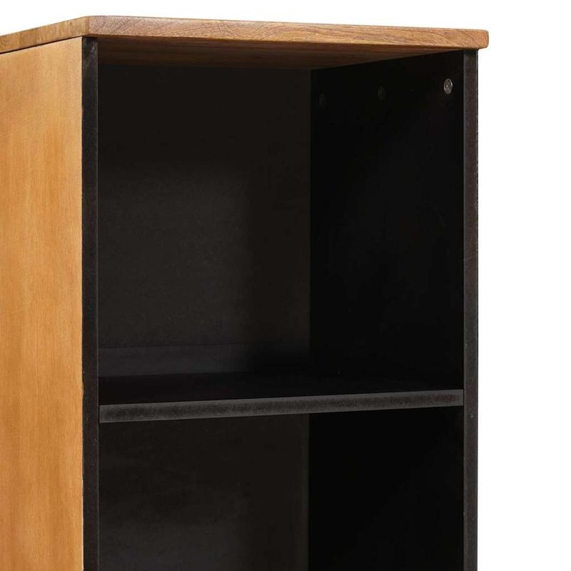 Casa si Gradina - Mobilier - Mobilier baie - Comode baie - Dulap de Baie cu sertar cu usa Maro deschis 38 x 33.5 x 160 cm - Infinity.ro