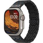 Laptop, Telefoane si Tablete - Wearables si gadgeturi - Gadgeturi - Accesorii SMART - Curea Pitaka Dreamland ChromaCarbon, pentru Apple Watch seriile 1 - 9 / SE / Ultra, Stairs - Infinity.ro