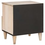 Casa si Gradina - Mobilier - Comode si corpuri - Noptiere - Noptiera 2 pcs Bej 40 x 33 x 46 cm Lemn masiv de mango - Infinity.ro