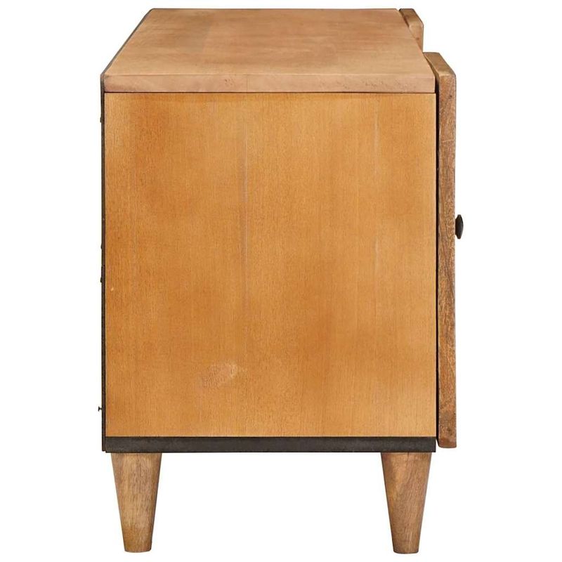 Casa si Gradina - Mobilier - Comode si corpuri - Comode - Cabinet TV Maro deschis 105 x 33 x 46 cm Lemn masiv de mango - Infinity.ro