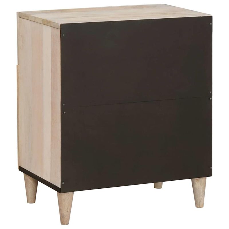 Casa si Gradina - Mobilier - Comode si corpuri - Noptiere - Noptiera cu sertar Bej 50 x 33 x 60 cm Lemn masiv de mango - Infinity.ro