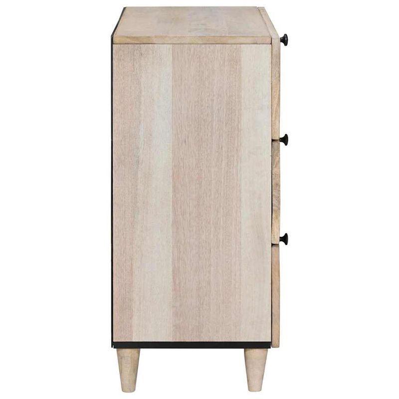 Casa si Gradina - Mobilier - Comode si corpuri - Noptiere - Noptiera cu sertar Bej 50 x 33 x 60 cm Lemn masiv de mango - Infinity.ro