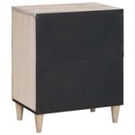 Casa si Gradina - Mobilier - Comode si corpuri - Noptiere - Noptiera cu sertar Bej 50 x 33 x 60 cm Lemn masiv de mango - Infinity.ro