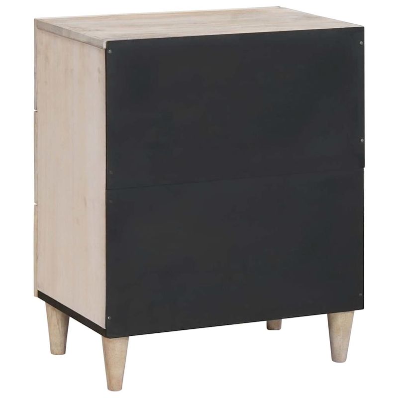 Casa si Gradina - Mobilier - Comode si corpuri - Noptiere - Noptiera cu sertar Bej 50 x 33 x 60 cm Lemn masiv de mango - Infinity.ro