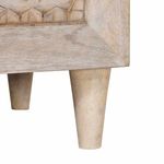 Casa si Gradina - Mobilier - Comode si corpuri - Noptiere - Noptiera cu sertar Bej 50 x 33 x 60 cm Lemn masiv de mango - Infinity.ro