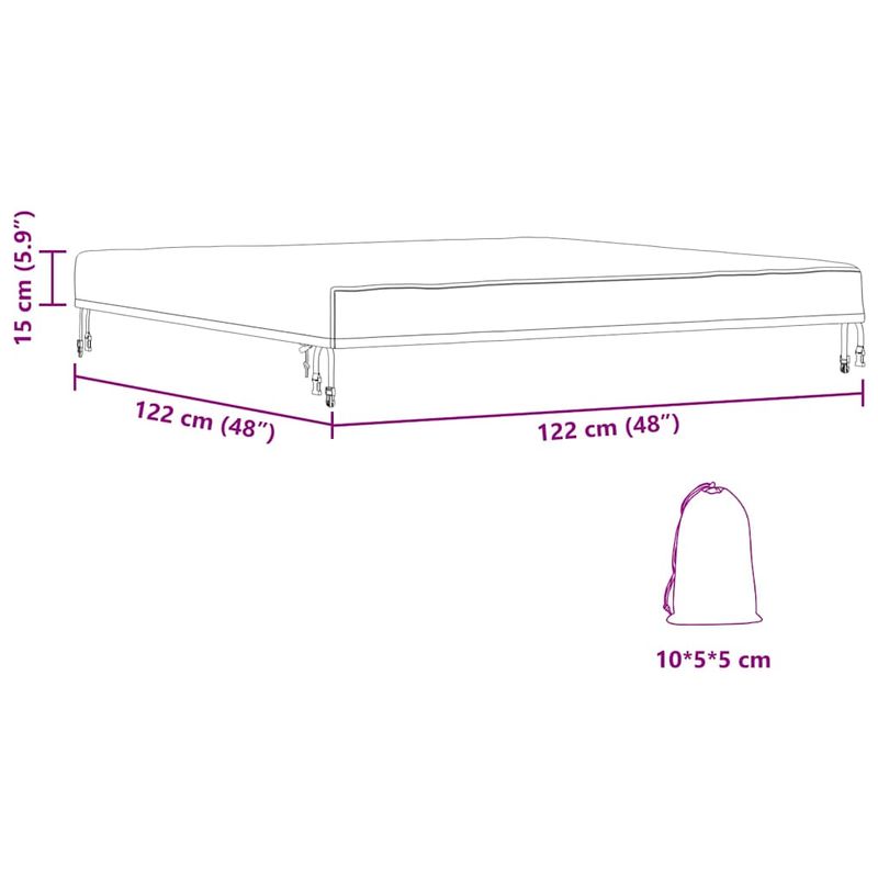 Casa si Gradina - Textile si covoare - Huse pentru mobilier - Husa pentru mobilier de exterior 122 x 122 x 15 cm - Infinity.ro