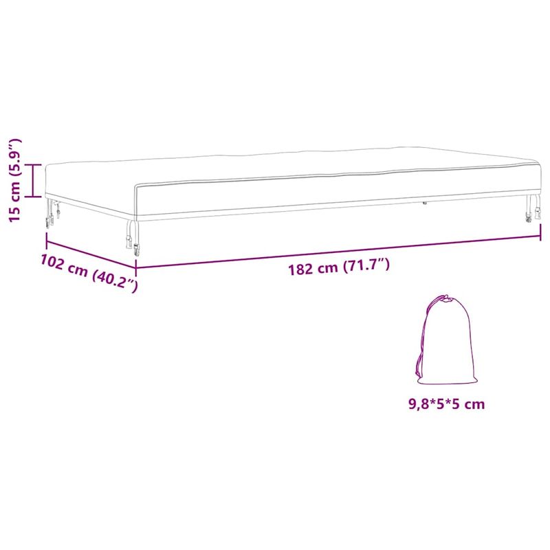 Casa si Gradina - Textile si covoare - Huse pentru mobilier - Husa pentru mobilier de exterior 182 x 102 x 15 cm - Infinity.ro