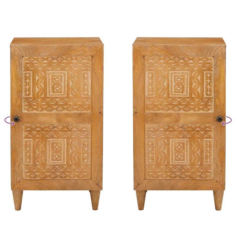 Casa si Gradina - Mobilier - Comode si corpuri - Comode - Bufet Maro deschis 33.5 x 40 x 75 cm - Infinity.ro