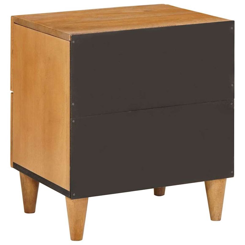 Casa si Gradina - Mobilier - Comode si corpuri - Noptiere - Noptiera 2 pcs Maro deschis 40 x 33 x 46 cm Lemn masiv de mango - Infinity.ro