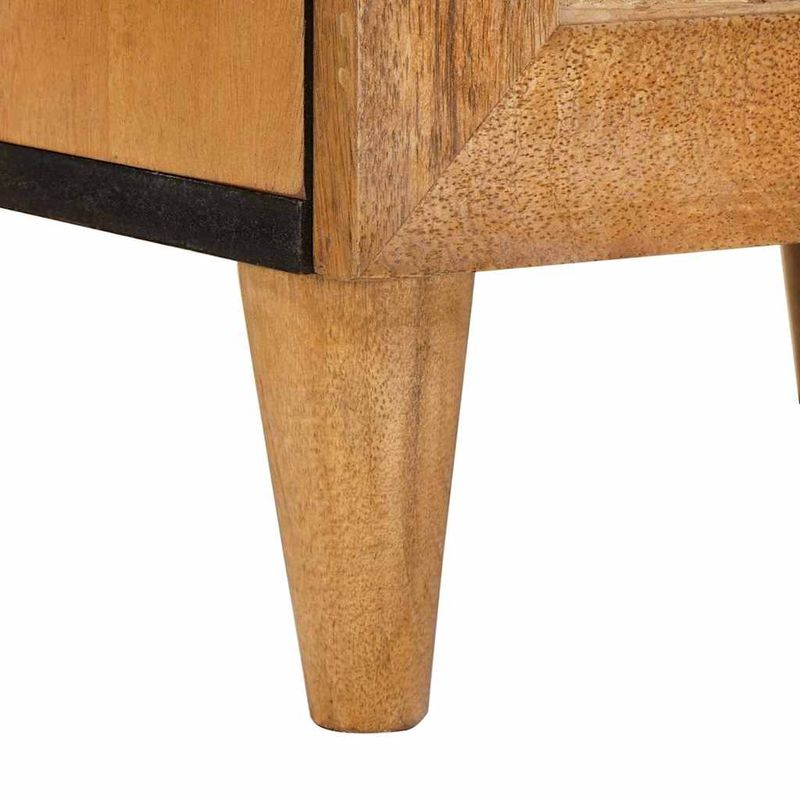 Casa si Gradina - Mobilier - Comode si corpuri - Noptiere - Noptiera 2 pcs Maro deschis 40 x 33 x 46 cm Lemn masiv de mango - Infinity.ro