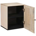 Casa si Gradina - Mobilier - Mobilier baie - Comode baie - Dulap de Baie cu usa Alb 38 x 33.5 x 160 cm Lemn solid de mango - Infinity.ro