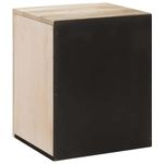 Casa si Gradina - Mobilier - Mobilier baie - Comode baie - Dulap de Baie cu usa Alb 38 x 33.5 x 160 cm Lemn solid de mango - Infinity.ro
