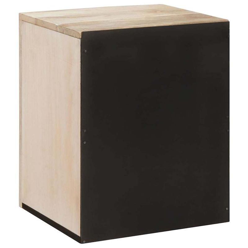 Casa si Gradina - Mobilier - Mobilier baie - Comode baie - Dulap de Baie cu usa Alb 38 x 33.5 x 160 cm Lemn solid de mango - Infinity.ro
