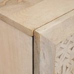 Casa si Gradina - Mobilier - Mobilier baie - Comode baie - Dulap de Baie cu usa Alb 38 x 33.5 x 160 cm Lemn solid de mango - Infinity.ro